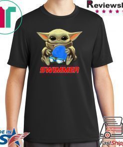 Baby Yoda Hug Swimmer Shirt