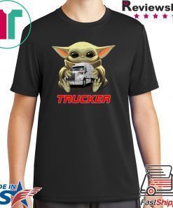 Baby Yoda Hug Trucker Shirt