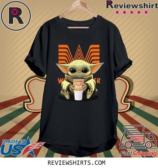 Baby Yoda Hug Whataburger T-Shirt