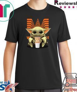 Baby Yoda Hug Whataburger Offcial T-Shirt