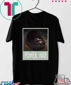 Baby Yoda Mandalorian Power Nap Shirt