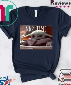 Baby Yoda Mandalorian The Child Nap Time Shirt