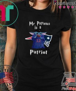 Baby Yoda My Patronus is a New England Patriots shirt