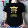 Baby Yoda hug Baylor Bears shirt