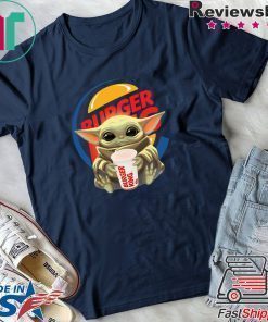 Baby Yoda hug Burger King shirt