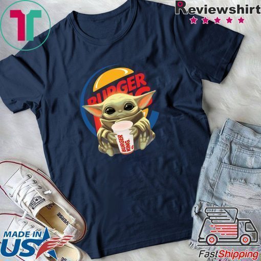 Baby Yoda hug Burger King shirt