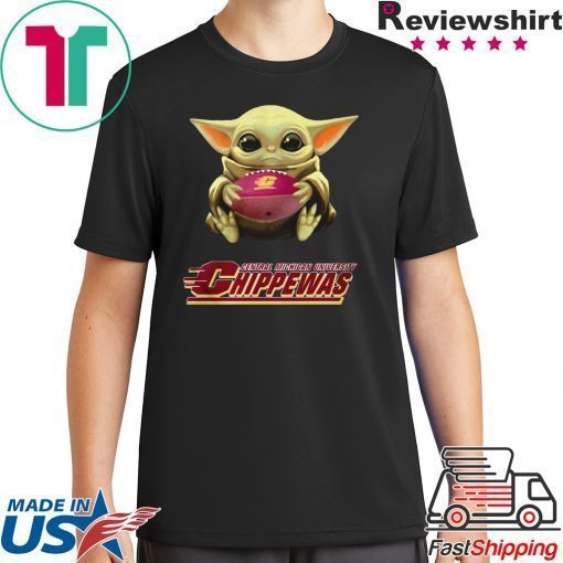 Baby Yoda hug Central Michigan Chippewas shirt