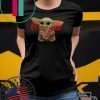 Baby Yoda hug Coca Cola shirt