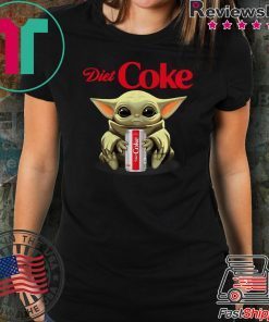 Baby Yoda hug Diet Coke shirt