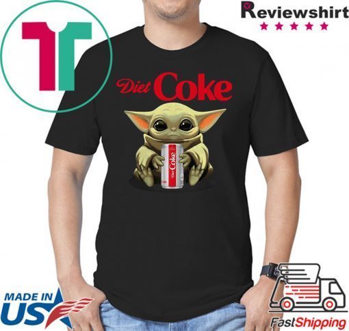 Baby Yoda hug Diet Coke shirt