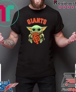 Baby Yoda hug San Fran Giants Star Wars Mandalorian shirt