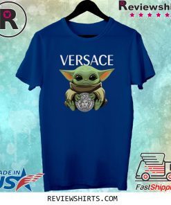 Baby Yoda hug Versace Shirt