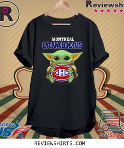 Baby yoda montreal canadiens t-shirt