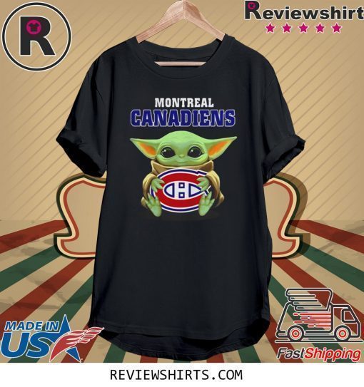 Baby yoda montreal canadiens t-shirt