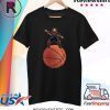 Bear Guarding On Basketball Shirt