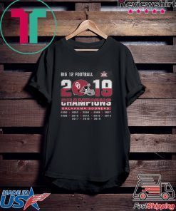 Big 12 Football champions Oklahoma Sooners shirt