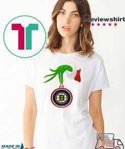 Boston Bruins Grinch Merry Christmas NHL Hockey T-Shirt