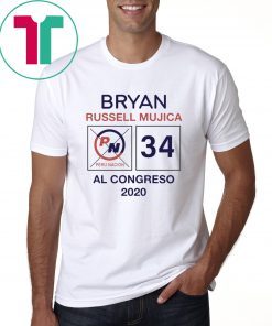 Bryan Russell Mujica Al Congreso 2020 T-Shirt