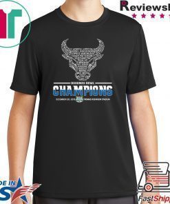 Buffalo Bahamas Bowl Champions Unisex T-Shirt