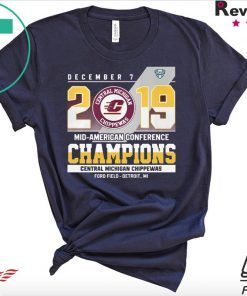Central Michigan Chippewas december 7 2019 mid american conference shirt