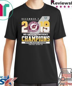 Central Michigan Chippewas december 7 2019 mid american conference shirt