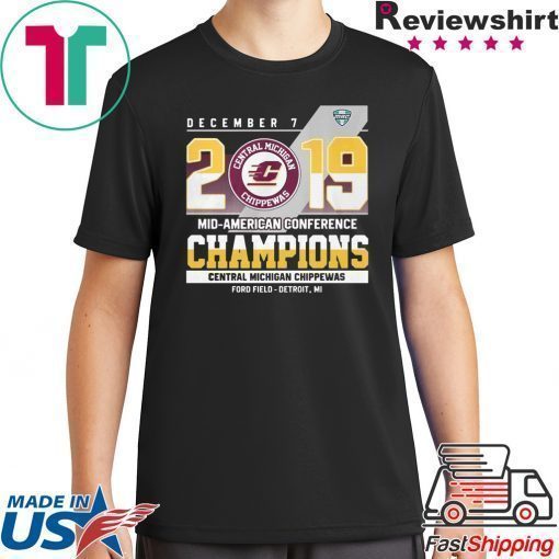 Central Michigan Chippewas december 7 2019 mid american conference shirt