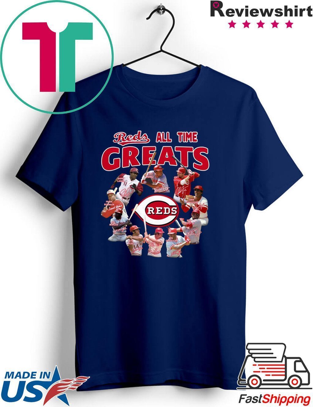 cincinnati reds player t shirts