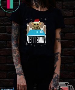 Cocaine Santa Baby Yoda Let It Snow T-Shirt
