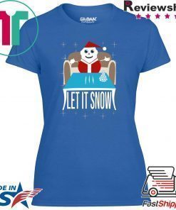 Cocaine Santa Let It Snow T-Shirt