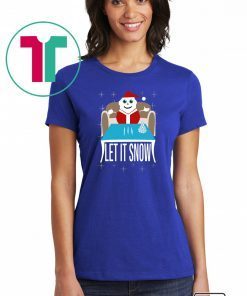 Cocaine Santa Let It Snow T-Shirt
