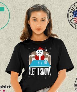 Cocaine Santa Let It Snow Unisex T-Shirts