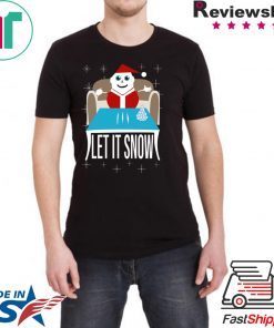 Cocaine Santa Let It Snow Unisex T-Shirts