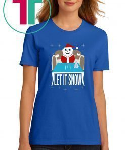 Cocaine Santa Let It Snow Unisex T-Shirts