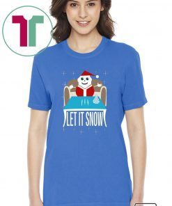 Cocaine Santa Let It Snow Offcial T-Shirt