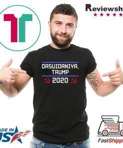 Dasvidaniya Trump 2020 Russia Anti-Trump T-Shirt