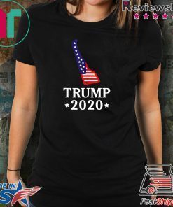 Delaware For Trump 2020 GOP DE State Map Shirt