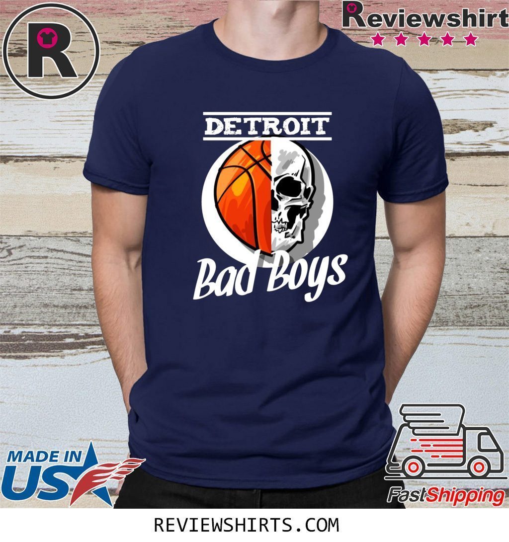 Detroit Bad Boys Skull Shirt