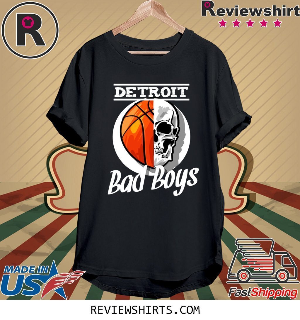Detroit Bad Boys Skull Shirt