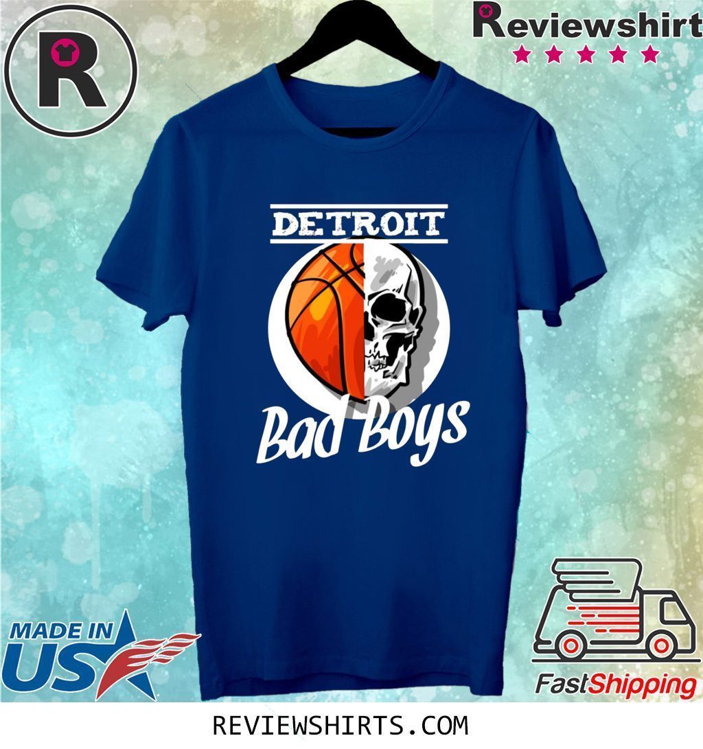 Detroit Bad Boys Skull Shirt
