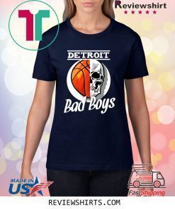Detroit Bad Boys Skull Shirt