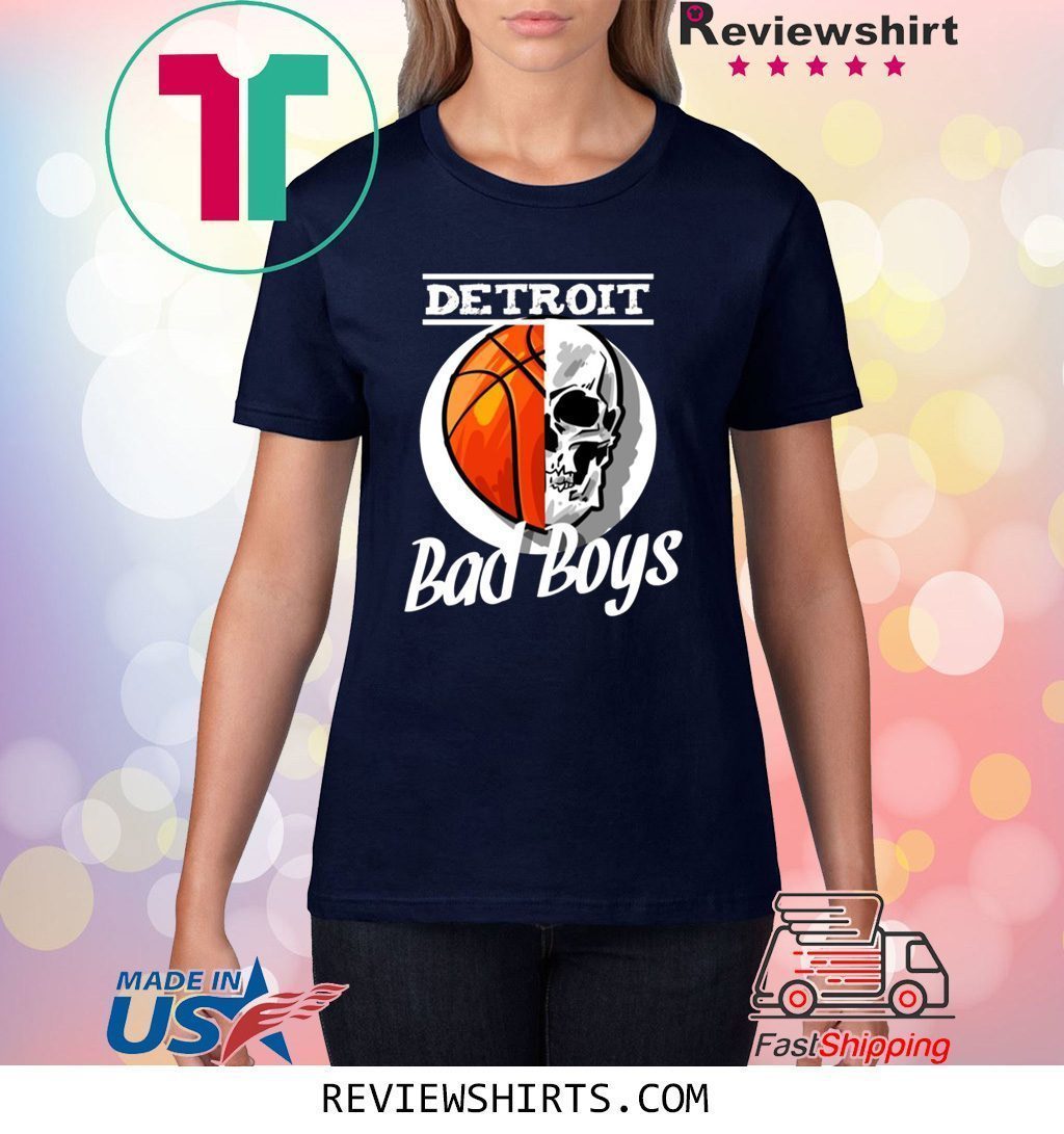 Detroit Bad Boys Skull Shirt