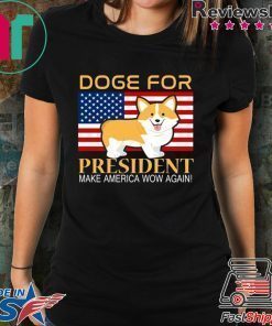 Dog For President 2020 USA American Elections shirt