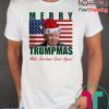Donald Trump Merry Christmas make Christmas Great Again Flag Shirt