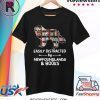 Easily Distracted By Newfoundlands And Books Shirt