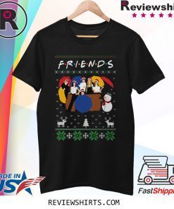 Friends Umbrellas Christmas T-Shirt