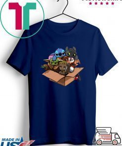 Full team Baby Yoda kawaii Pop Culture Mashup Shirt