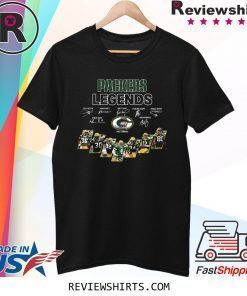 GREEN BAY PACKERS LEGENDS PLAYERS SIGNATURES SHIRT
