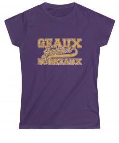 Geaux Burreaux Shirt T-Shirt Joe Burrow Tigers Tee Louisiana State Shirts Purple And Gold College Football Tshirt