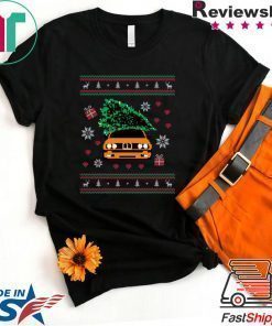 General Lee Car Christmas Tree Ugly Christmas Shirt