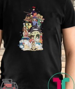 Ghibli studio characters shirt